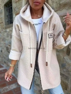 Stylový česaný kabátek MM - různé barvy